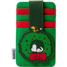 Peanuts Snoopy and Woodstock Christmas Wreath Cardholder