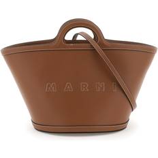 Marni Black amp; Tan Mini Tropicalia Bucket Bag