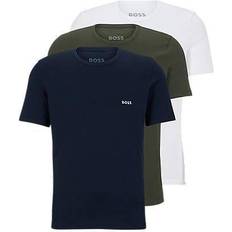 Hugo Boss Herre Superundertøy Hugo Boss Undershirt 3-pack - Blue/Green/White