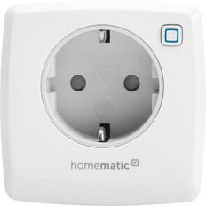 Fernbedienungssteckdosen eQ-3 Homematic IP HMIP-PSM-2 Smarta pluggar 3680 W Vit