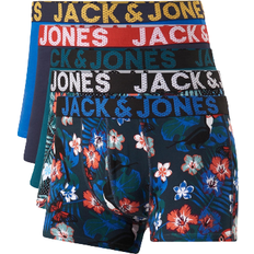 Jack & Jones Herren Bekleidung Jack & Jones JacBird Trunks 5-pack - Blue/Deep Teal