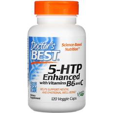 C Vitamins Amino Acids Doctor's Best 5-HTP Enhanced with Vitamins B6 & C 120