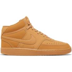Nike court vision white Nike Court Vision Mid M - Flax/Gum Light Brown/Twine