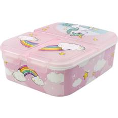 Kunststoff Brotdosen Stor Multi Compartment Sandwich Box Unicorn Range