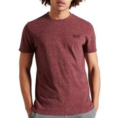 Superdry Vintage Logo Embroidered T-shirt - Burgundy Heather