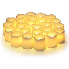 Candles & Accessories SHYMERY Flameless Votive LED Candle 1" 24