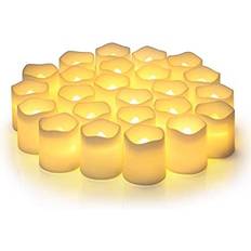 SHYMERY Flameless Votive LED Candle 1" 24