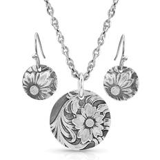 Women Jewelry Sets Montana Silversmiths Art of the Buckle Jewelry Set - Silver