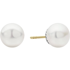 Lagos Luna Stud Earrings - Silver/Gold/Pearl