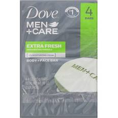 Bar Soaps Dove Men+Care Body + Face Bar Extra Fresh 4-pack