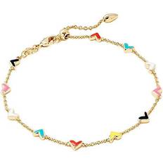 Kendra Scott Women Bracelets Kendra Scott Haven Heart Delicate Chain Bracelet - Gold/Multicolour