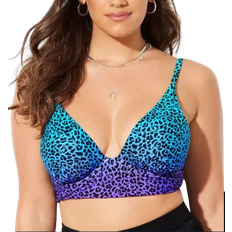 Swimsuits For All Synergy Longline Underwire Bikini Top - Ombre