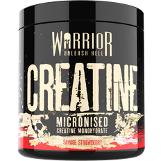 Kreatin Warrior Supplements Creatine Monohydrate Powder Savage Strawberry 300g