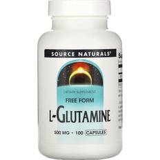 Magnesiums Amino Acids Source Naturals L-Glutamine 500mg 100