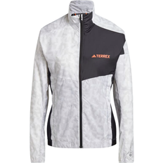 Damen - Weiß Jacken Adidas Terrex Trail Running Windbreaker - White/Grey Two