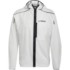 Herren - Outdoorjacken - Weiß adidas Terrex Agravic Windweave Wind Jacket Men - Non Dyed