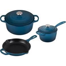 The Pioneer Woman Brilliant Blooms 38-Piece Cookware Set, Teal
