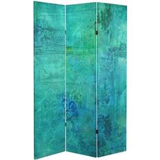 Oriental Furniture 6" Double Sided Water Bird Room Divider