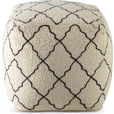 Steve Silver Co. Lattice Square Pouffe