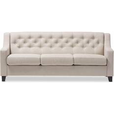 Baxton Studio Arcadia Modern Sofa 77.4" 3 Seater