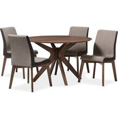 Baxton Studio Kimberly Dining Set 47.2x47.2" 2