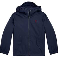 Polyester Shellkleidung Polo Ralph Lauren Boy's P-Layer 1 Water-Repellent Hooded Jacket - Navy