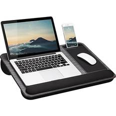LapGear Home Office Pro Lap Desk for up to 15.6 Laptops Gray Wood