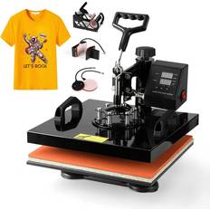 Pro 5 in 1 TUSY 12x15 Heat Press Machine Swing Away Heat Transfer