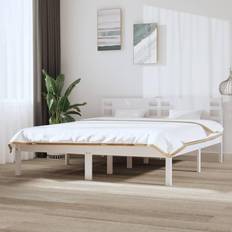 vidaXL Solid Wood Pine Bed Frame Sängram
