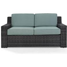 Outdoor Sofas Crosley FURNITURE Beaufort 1-Piece Mist Outdoor Sofa