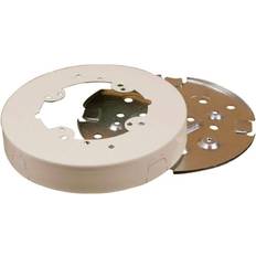 Legrand Electrical Accessories Legrand Wiremold 5-1/2 in. Round Steel Electrical Box Ivory