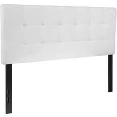 White headboards full size beds Flash Furniture Tufted Headboard