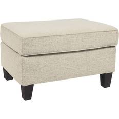 Signature Design Ottomans Natural Cream