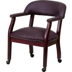 Brown Office Chairs Flash Furniture Burgundy LeatherSoft Conference Office Chair