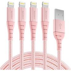 Overtime iPhone Charger 6ft, Certified Lightning Cable, Braided High-Speed Cable for iPhone 11/11 Pro/11 Pro