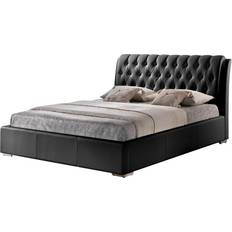 Baxton Studio Bianca Collection BBT6203-BLACK-BED