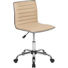 Flash Furniture Low Back Ribbed Armless Bürostuhl 91.4cm