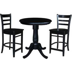 International Concepts K46-30RT-S6172-2 Dining Set 30" 3