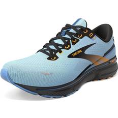 Brooks Women's Ghost 15 Neutral Running Shoe Light Blue/Black/Yellow