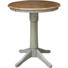Furniture International Concepts 30 Round Top Pedestal Dining Table