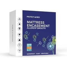 Protect-A-Bed Encasement AllerZip Smooth Mattress Cover White (190.5x96.5)