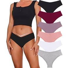 Cute Byte Low Rise Cotton Cheeky Hipster 6-pack