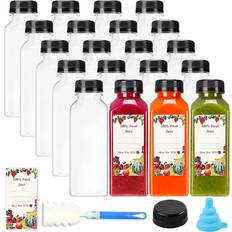 5pcs 16oz Plastic Juice Bottles Juice Containers With Lids, Reusable  Juicing Bottles, Smoothie Bottle, Empty Plastic Juice Bottles, Drink  Containers