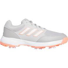 Adidas Women's Tech Response 3.0 Golf Shoes, 7.5, Grey/White/Coral Gray