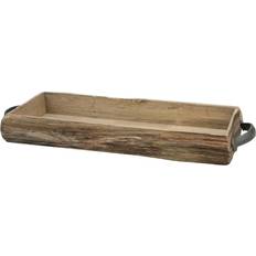 Stonebriar Collection Country Rustic Bark Serving Tray
