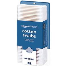 Cotton Pads & Swabs Amazon Basics Cotton Swabs 500-pack