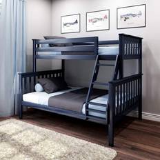 Built-in Storages - Twin Beds Max & Lily Over-Full Bunk Bed