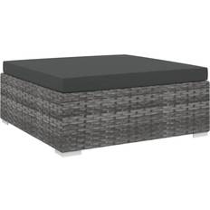 vidaXL fodskammel sofa 1 stk. polyrattan