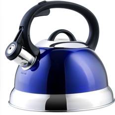 Kenmore Enamel-on-Steel Whistling Tea Kettle 1.5 qt Blue