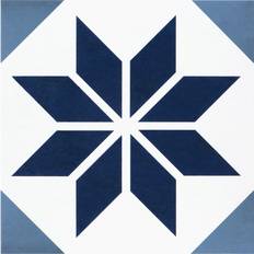 Self adhesive floor tiles Achim Retro Starlight 12'' x 12'' 20-piece Self Adhesive Vinyl Floor Tile Set, Blue, 12X12